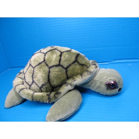 Sea World Busch Gardens 11" Green Sea Turtle Plush Stuffed Animal - Picture 3 of 7